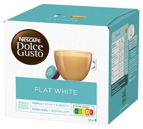 16 Flat White Pods - NESCAFE* DOLCE GUSTO*