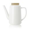 OGO LIVING 'Enzo' white porcelain teapot with infuser + FREE tea image number 0