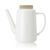 OGO LIVING 'Enzo' white porcelain teapot with infuser + FREE tea image