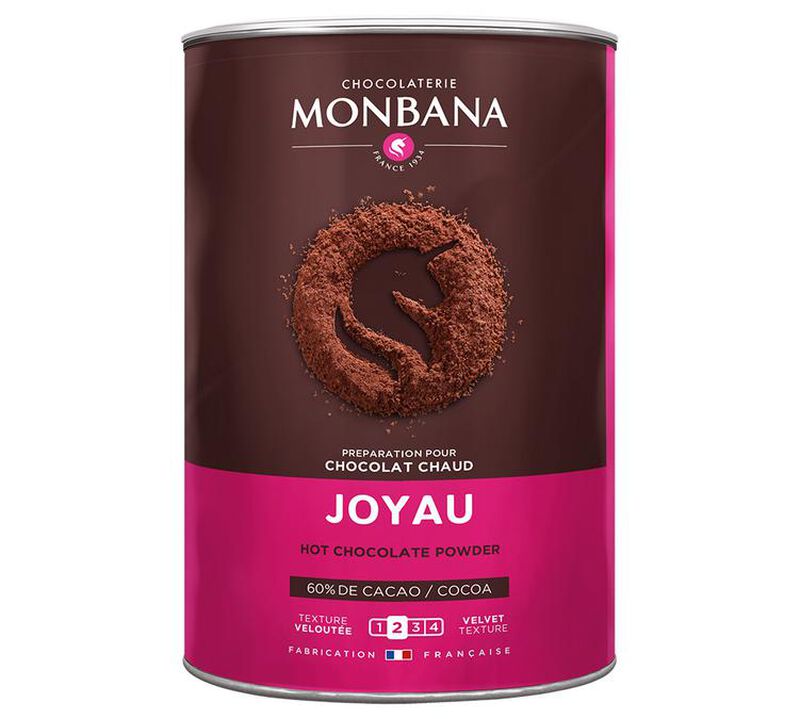 Monbana Hot Chocolate Powder Joyau 60% Cocoa - 800g image number 0