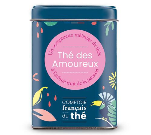 Comptoir Fran&ccedil;ais du Th&eacute; 'Th&eacute; des amoureux' fruity tea - 90g loose leaf tea