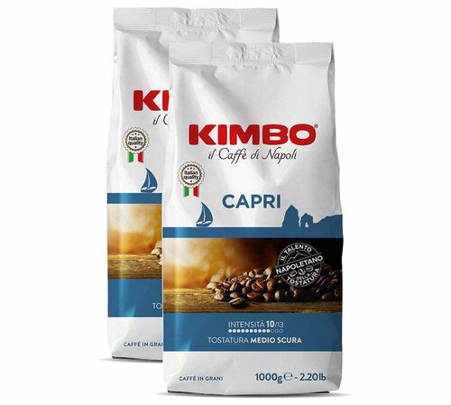 2 kg caf&eacute; en grains - Capri - KIMBO
