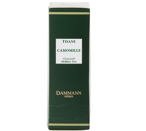 Dammann Fr&egrave;res Chamomile herbal tea- 21 Cristal&reg; sachets
