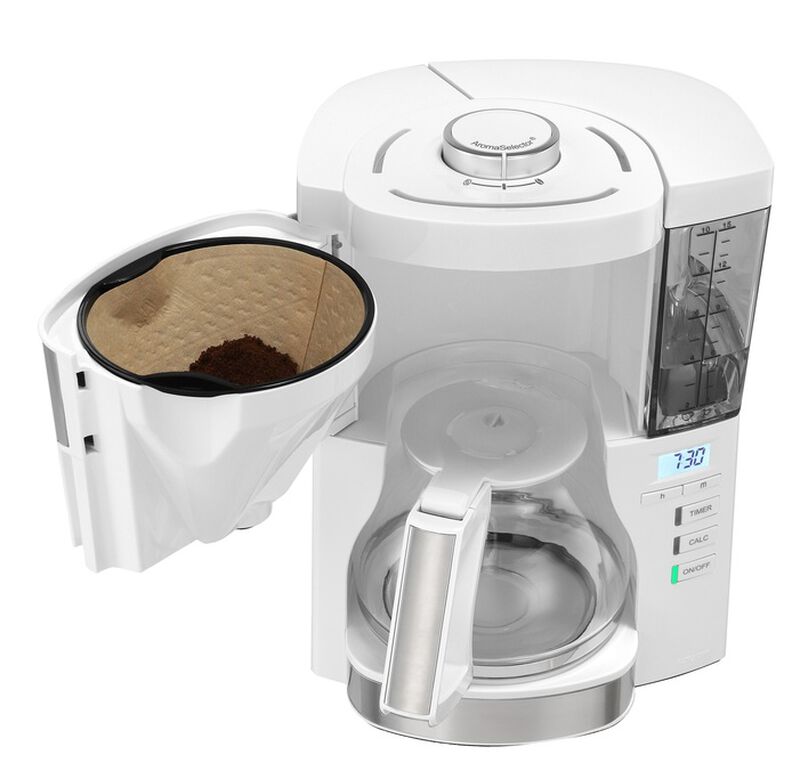 Cafeti&egrave;re blanche Melitta Look V Timer blanc 1025-07 + offre cadeaux image number 1