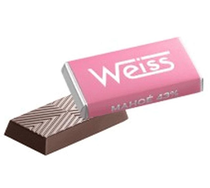 Chocolat au Lait Maho&eacute; 42% - 40 napolitains - MAISON WEISS image number 1