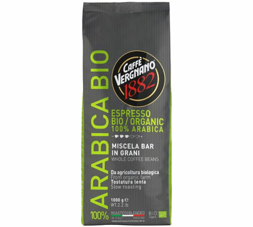 Caff&egrave; Vergnano Organic Coffee Beans 100% Arabica - 1kg