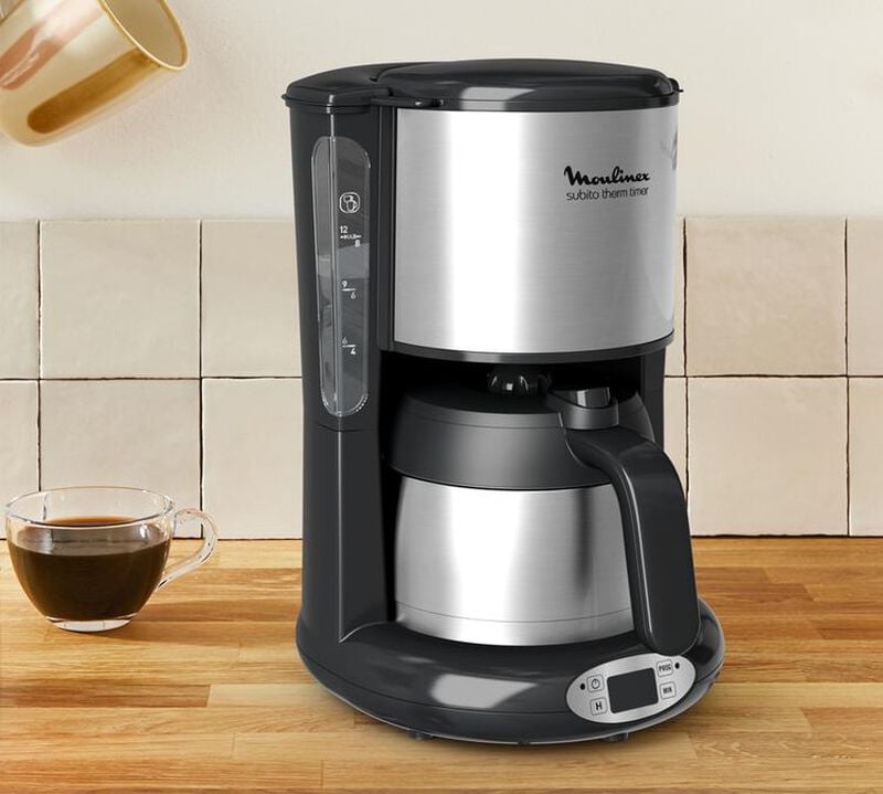 Cafeti&egrave;re Moulinex Subito isotherme FT362811 filtre programmable + offre cadeaux image number 5