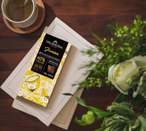 Tablette Chocolat au Lait Jivara 40% Cacao - 70 g - VALRHONA image number 1