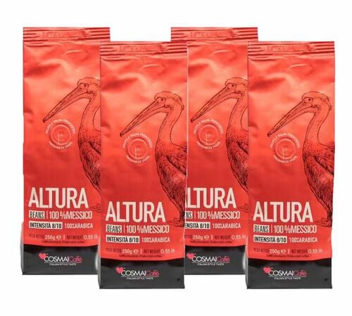 4 x 250 g - Caf&eacute; en grain - Mexique Altura - COSMAI CAFF&Egrave;