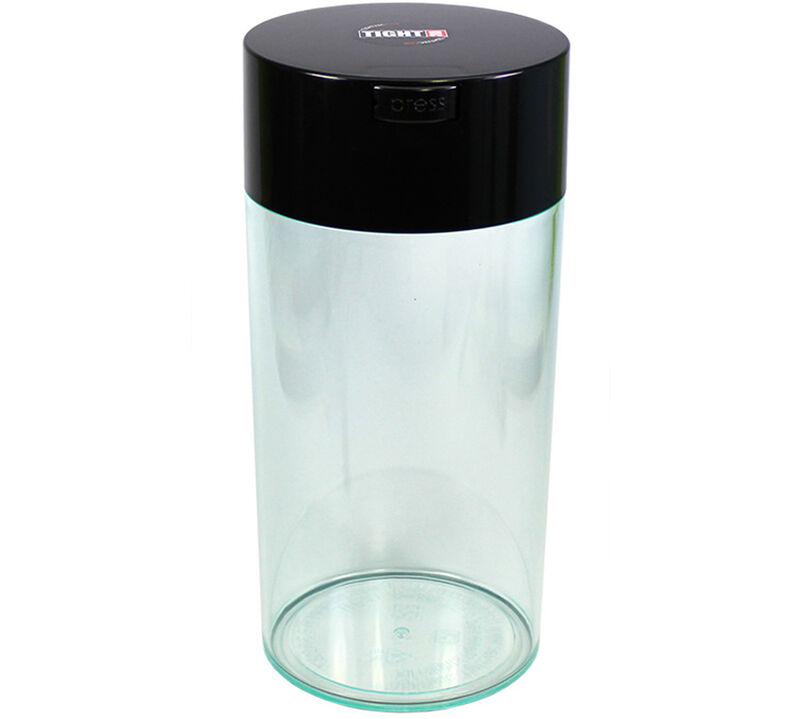 Boite conservatrice avec vide d'air 680gr/2.35L  - noire et transparente - Coffeevac image number 0