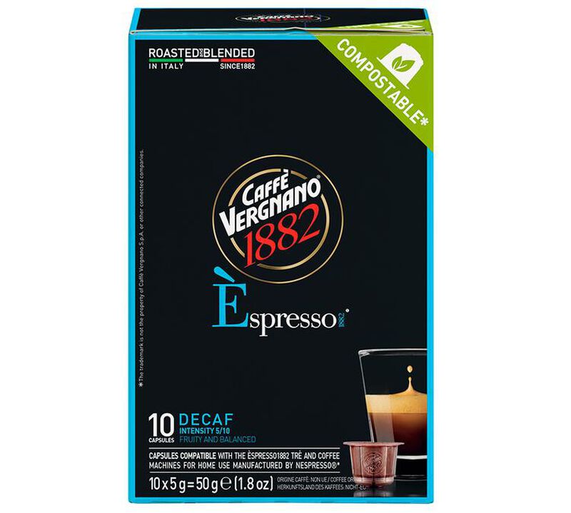 10 Nespresso* Original Compatible Capsules Espresso Deca &ndash; CAFFE VERGNANO image number 0
