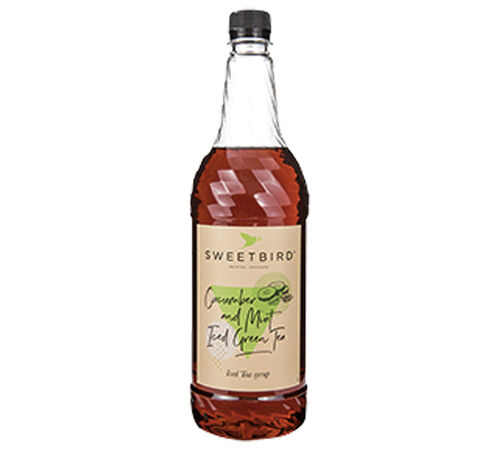 Sweetbird Syrup Cucumber and Mint Iced Green Tea - 1L