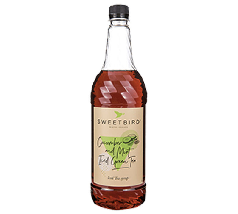 Sweetbird Syrup Cucumber and Mint Iced Green Tea - 1L image number 0