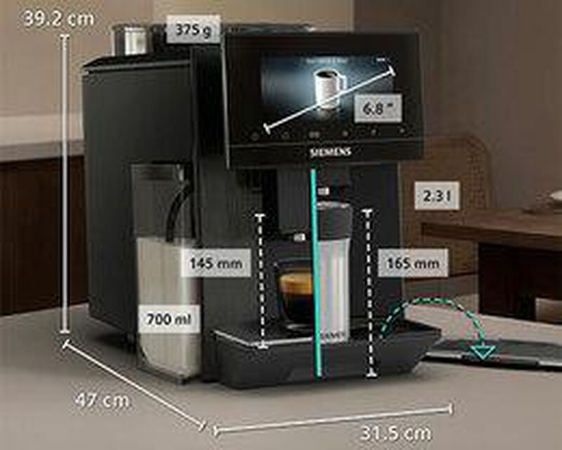 Expresso Broyeur SIEMENS EQ.900 TQ927E05 - Dark Inox image number 1