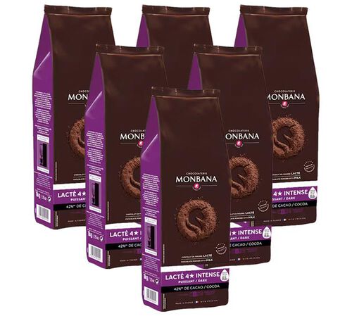 Monbana 4-star Intense Hot Chocolate Powder - 6x1kg