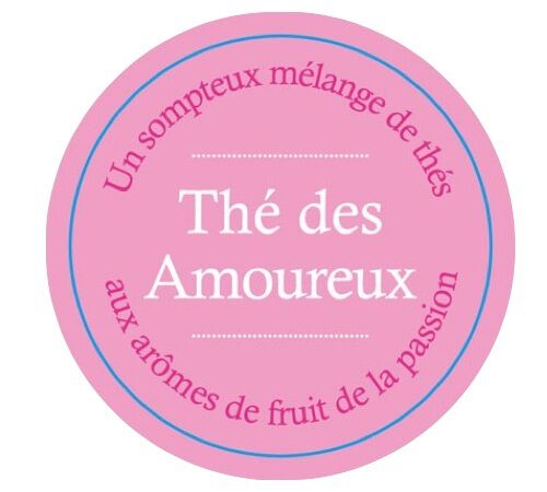 Comptoir Fran&ccedil;ais du Th&eacute; 'Th&eacute; des amoureux' fruity tea - 100g loose leaf tea image number 1