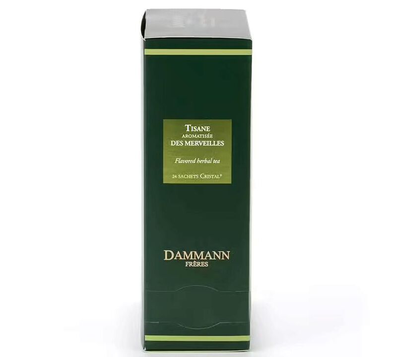 Tisane des Merveilles herbal tea - 24 Cristal&reg; sachets - Dammann Fr&egrave;res image number 0