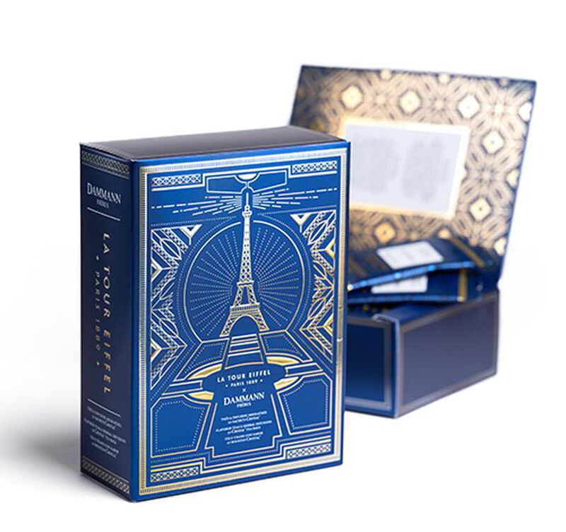 Dammann Fr&egrave;res Tea Selection Box Eiffel Tower x 20 Tea Bags image number 2
