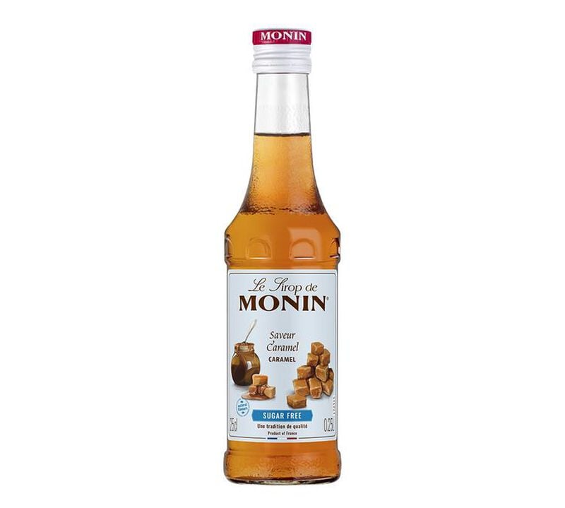 Sirop caramel sans sucre - 25cl - MONIN image number 0