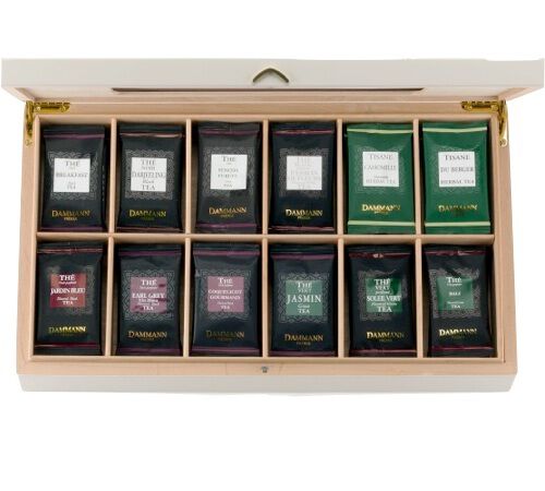 Tea gift box - Palace - 72 Cristal&reg; sachets in 12 tea varieties - Dammann Fr&egrave;res
