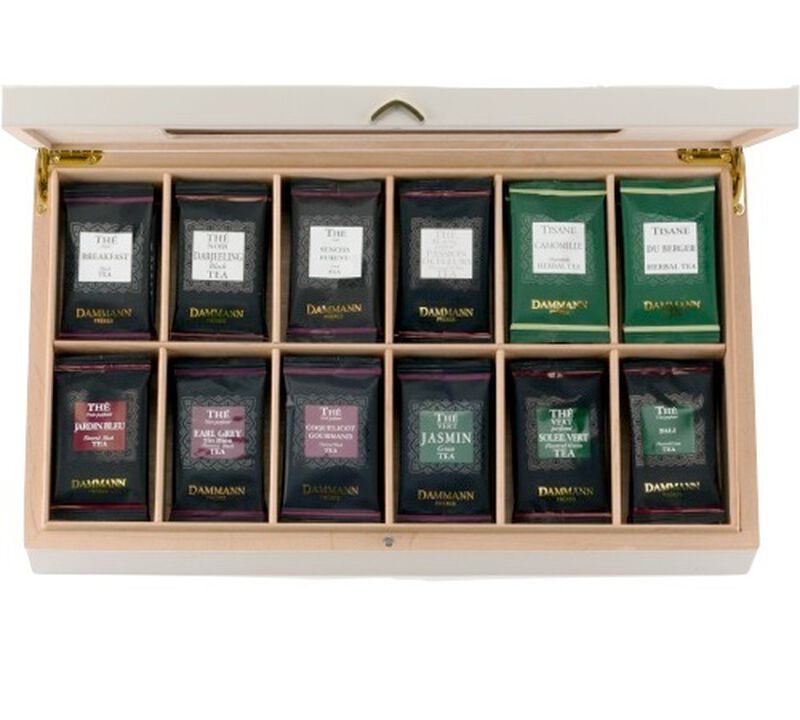 Tea gift box - Palace - 72 Cristal&reg; sachets in 12 tea varieties - Dammann Fr&egrave;res image number 0