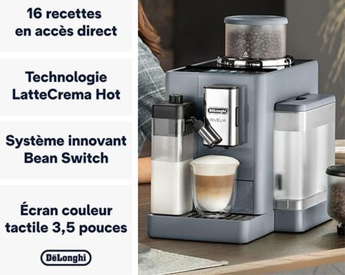 Machine auto - FEB 4455.G Gris Galet (Latte) - DELONGHI - Tr&egrave;s bon &eacute;tat image number 5