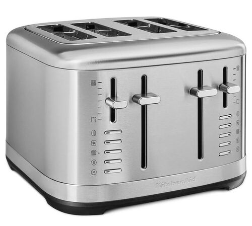 Grille-pain KitchenAid &agrave; 4 tranches 5KMT4109EBM - Inox image number 1