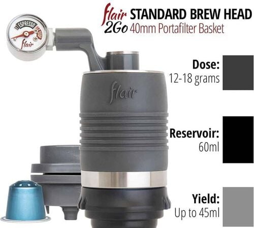 Flair 2GO Portable Lever Espresso Machine - Black image number 6