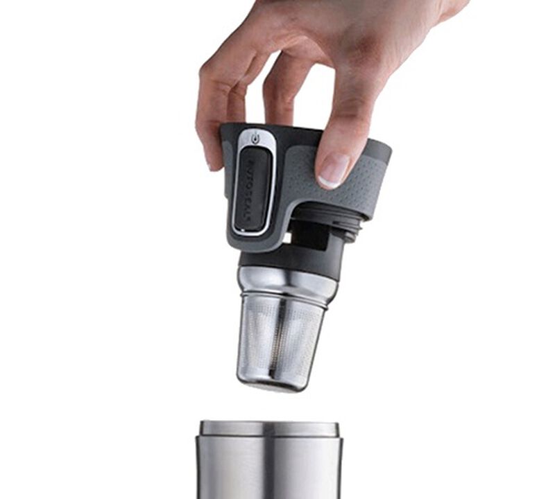Mug isotherme Westloop noir mat 47cl + infuseur &agrave; th&eacute; - CONTIGO image number 2