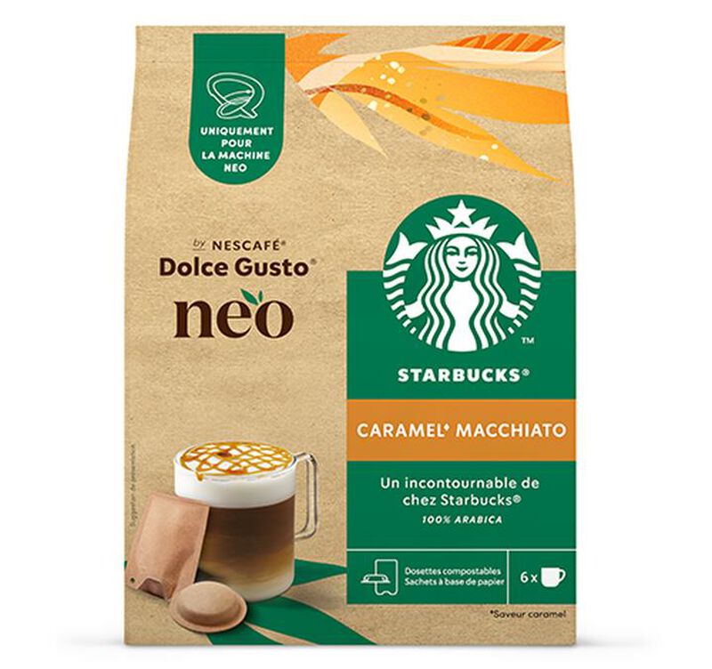 NEO Nescafe&reg; Dolce Gusto&reg; pods Starbucks Caramel Macchiato x 12 image number 3