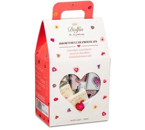 Dolfin Chocolate Love Selection Box 6 Flavours - 250g
