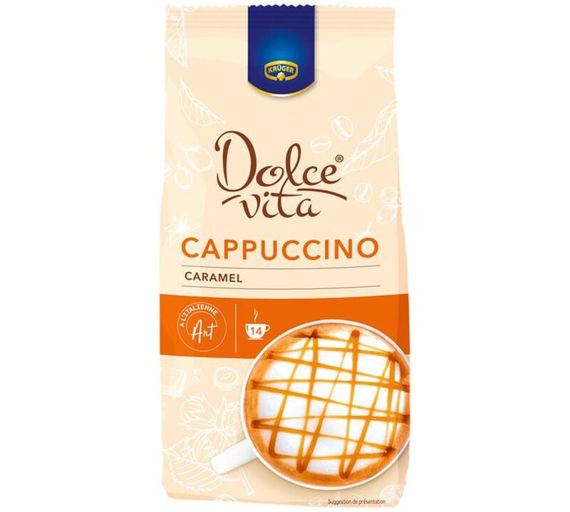 Dolce Vita Kr&uuml;ger l&ouml;slicher Kaffee Cappuccino Caramel 380 g image number 0