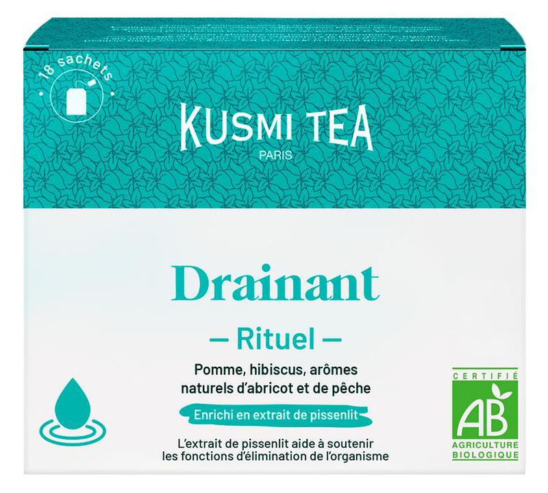 Kusmi Tea - Infusio Rituale Drenante Bio - 18 bustine image number 0