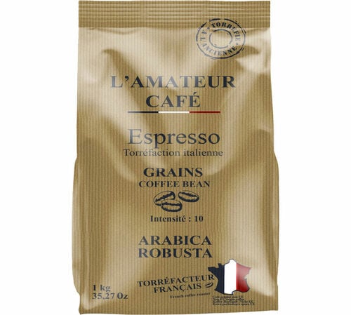 1 kg - Caf&eacute; en grain -  Amateur Espresso - LE TEMPS DES CERISES