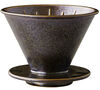 Black 4-cup Kinto Dripper SCS-S01 image number 0