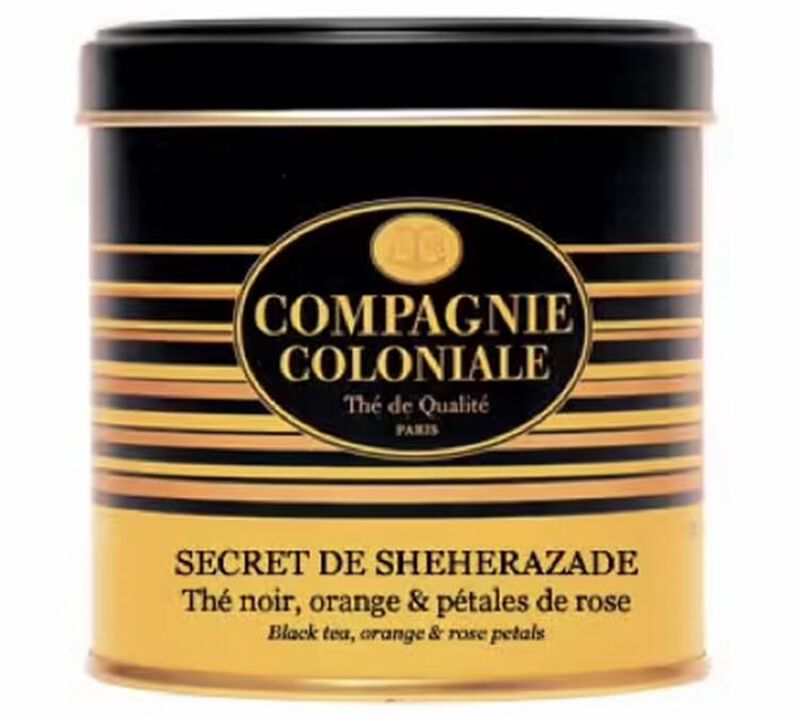Luxury Secret de Sh&eacute;h&eacute;razade flavoured Black Tea - 130g loose leaf tea in tin - Compagnie Coloniale image number 0