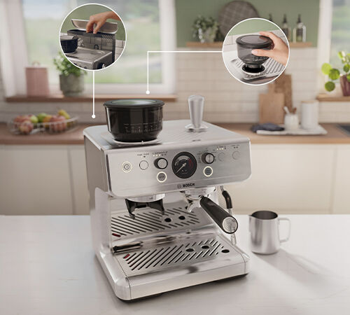 Machine expresso BOSCH s&eacute;rie 4 PFE401B3 Inox image number 2
