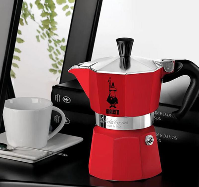 Bialetti - Moka Express Rossa 3 tazze image number 3