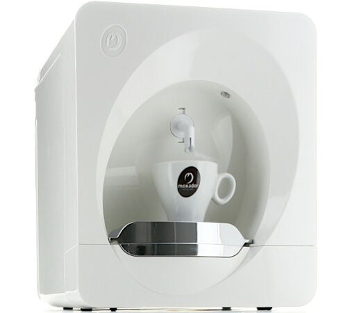 Machine &agrave; capsules Mokador Castellari Dado blanche - Bon &eacute;tat