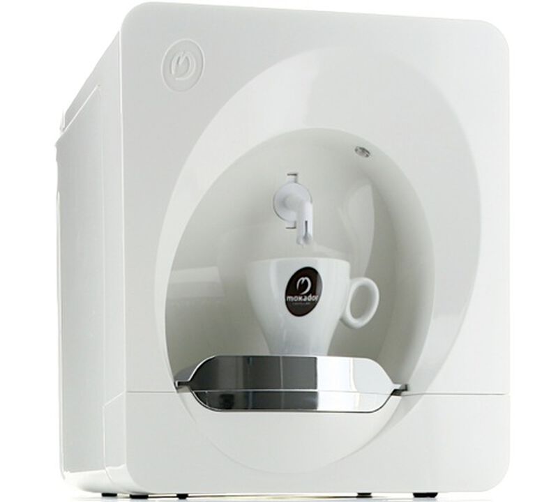Machine &agrave; capsules Mokador Castellari Dado blanche - Bon &eacute;tat image number 0