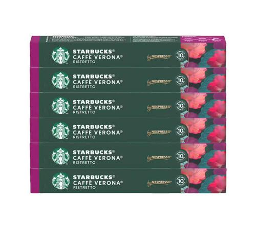 60 Nespresso* Original Compatible Capsules Verona &ndash; STARBUCKS