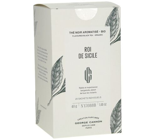 George Cannon - T&egrave; nero Re di Sicilia biologico 20 bustine