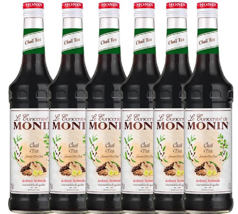 Monin Sirup Chai Tee 6 x 0,7 L image number 0