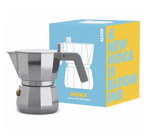 Alessi Moka Coffee Maker designed by Sir David Chipperfield - 1 cup image number 1