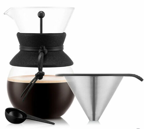 Bodum Pour-Over Coffee Maker with Mesh Filter - 8 Cups/1L image number 1