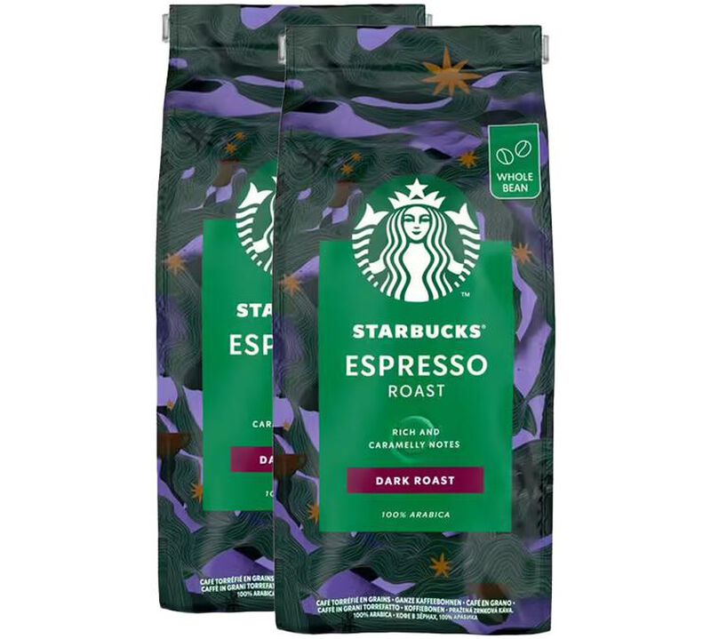 2 x 450 g - Caf&eacute; en grain - Espresso Roast - STARBUCKS image number 0