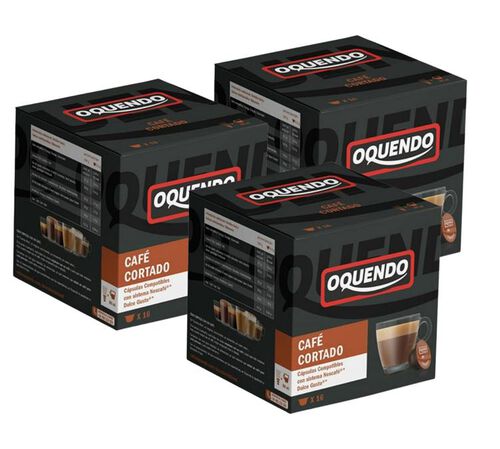 48 capsules compatibles Nescaf&eacute;* Dolce Gusto* Cortado Macchiato &ndash; OQUENDO