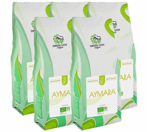 5 kg - Caf&eacute; en grain Bio Aymara - Green Lion Coffee