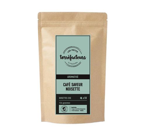 Les Petits Torr&eacute;facteurs Hazelnut Flavoured Coffee - 18 ESE pods