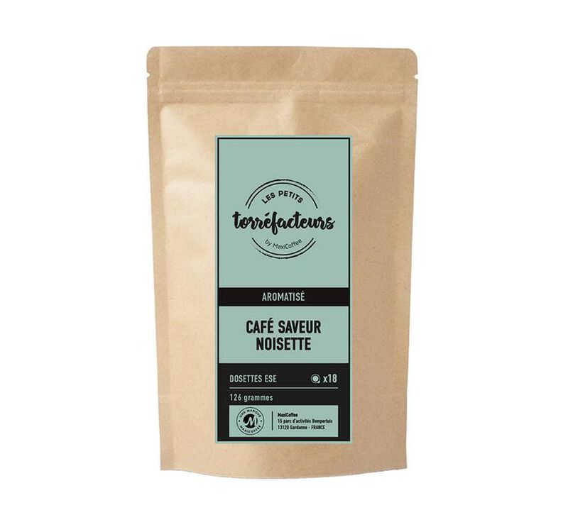 Les Petits Torr&eacute;facteurs Hazelnut Flavoured Coffee - 18 ESE pods image number 0